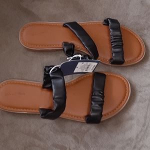 Universal Thread Women's Size 8.5 Black Sandal Target Brand New
